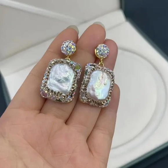 Bohemian Jewelry Set - Baroque Pearl, - Picture 3 of 6